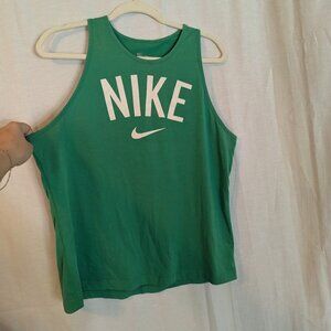Nike Green Dri-Fit Loose Fit Tank Sz L GUC